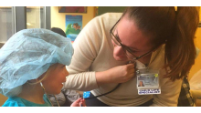 Upstate Golisano Children's Hospital Child and Doctor